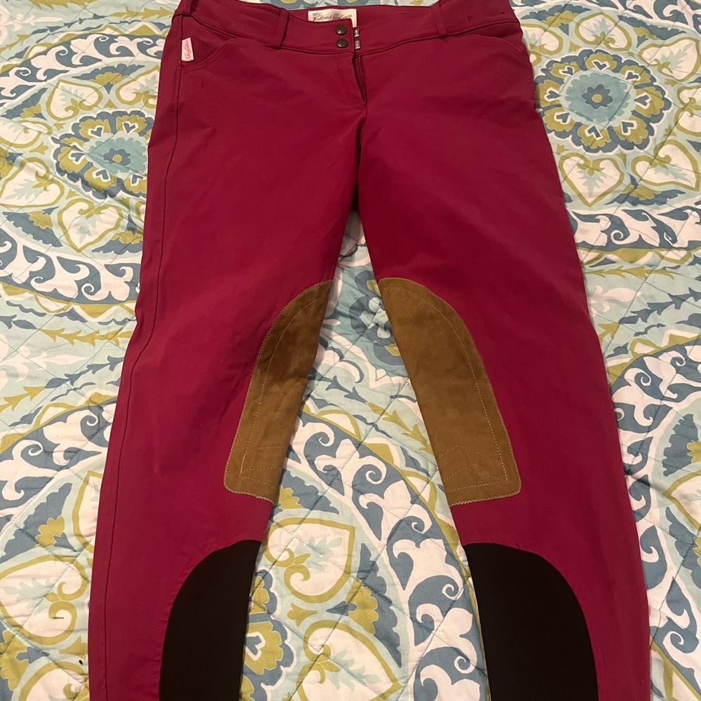 Tailored Sportsman Trophy Hunters size 34R Claret Breeches